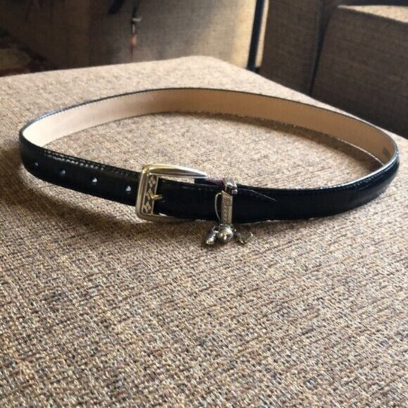 Vintage Brighton Black "Babe" Golf-charm Belt - Picture 2 of 5